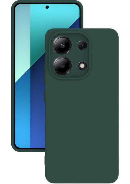 Xiaomi Redmi Note 13 4g Uyumlu Kılıf Kamera Korumalı Silikon Zore Biye Arka Kapak