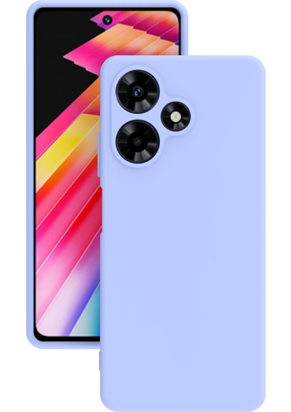 Infinix Hot 30 Uyumlu Kılıf Kamera Korumalı Silikon Zore Biye Arka Kapak