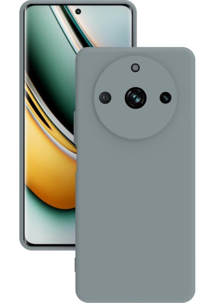 Realme 11 Pro Uyumlu Kılıf Kamera Korumalı Silikon Zore Biye Arka Kapak