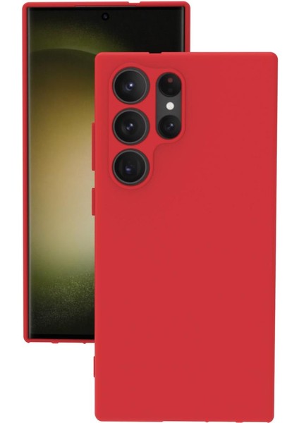 Samsung Galaxy S23 Ultra Uyumlu Kılıf Kamera Korumalı Silikon Zore Biye Arka Kapak