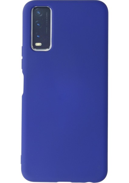 Vivo Y11S Uyumlu Kılıf Kamera Korumalı Silikon Zore Biye Arka Kapak