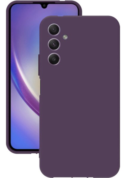 Samsung Galaxy A34 Uyumlu Kılıf Kamera Korumalı Silikon Zore Biye Arka Kapak