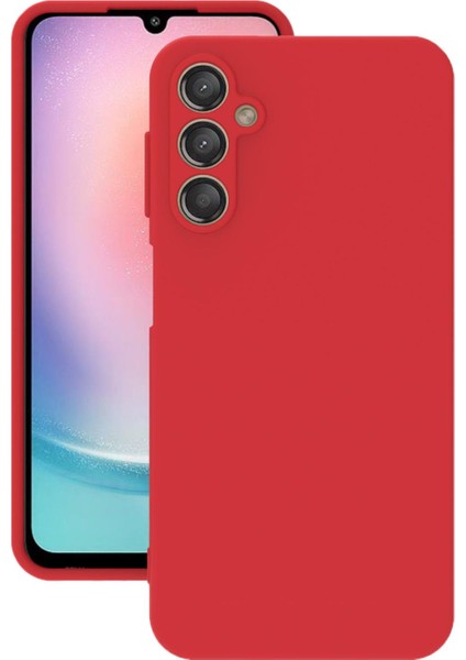 Samsung Galaxy A24 Uyumlu Kılıf Kamera Korumalı Silikon Zore Biye Arka Kapak