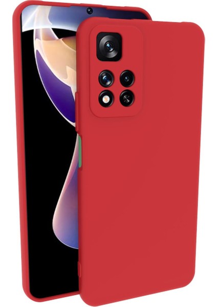 Xiaomi Redmi Note 11 Pro Plus 5g Uyumlu Kılıf Kamera Korumalı Silikon Zore Biye Arka Kapak