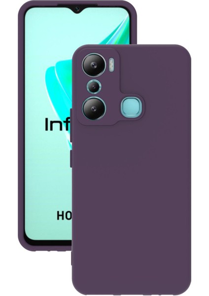 Infinix Hot 20I Uyumlu Kılıf Kamera Korumalı Silikon Zore Biye Arka Kapak