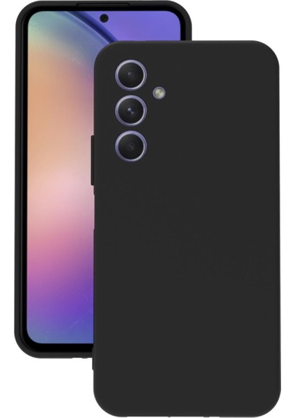 Samsung Galaxy A54 Uyumlu Kılıf Kamera Korumalı Silikon Zore Biye Arka Kapak