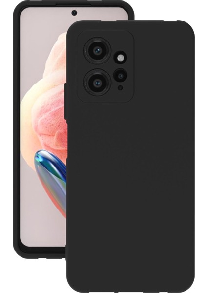 Xiaomi Redmi Note 12 4g Uyumlu Kılıf Kamera Korumalı Silikon Zore Biye Arka Kapak
