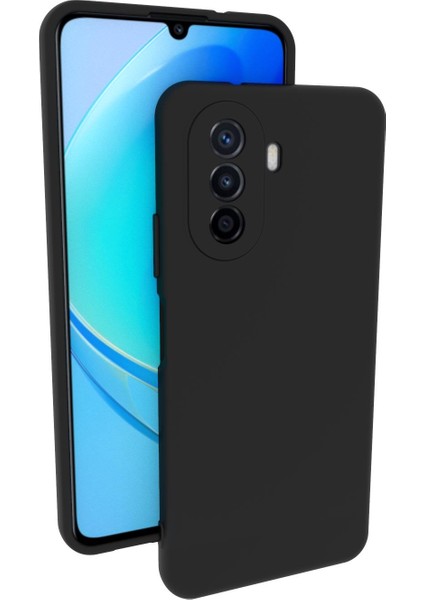 Huawei Nova Y70 Uyumlu Kılıf Kamera Korumalı Silikon Zore Biye Arka Kapak