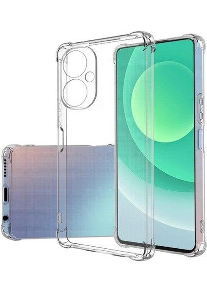 Tecno Camon 19 Neo Uyumlu Kılıf Kamera Korumalı Silikon Zore Biye Arka Kapak