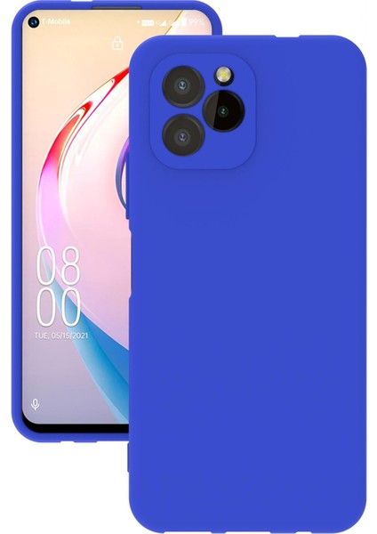 Oikitel C21 Pro Uyumlu Kılıf Kamera Korumalı Silikon Zore Biye Arka Kapak