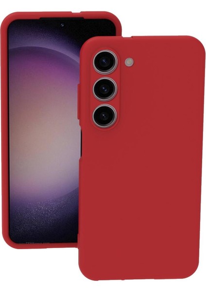 Samsung Galaxy S23 Uyumlu Kılıf Kamera Korumalı Silikon Zore Biye Arka Kapak