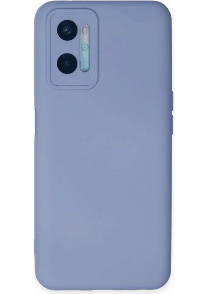 Oppo A96 Uyumlu Kılıf Kamera Korumalı Silikon Zore Biye Arka Kapak
