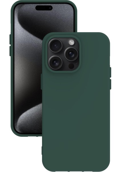 Apple iPhone 15 Pro Max Uyumlu Kılıf Kamera Korumalı Silikon Zore Biye Arka Kapak