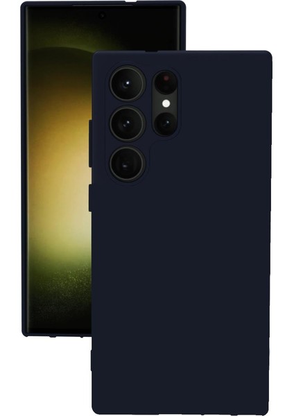 Samsung Galaxy S23 Ultra Uyumlu Kılıf Kamera Korumalı Silikon Zore Biye Arka Kapak