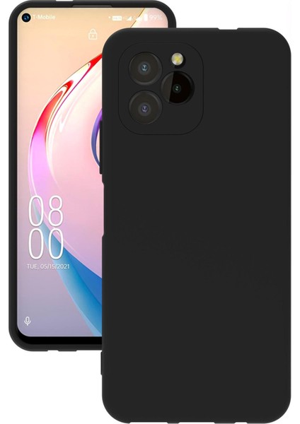 Oikitel C21 Pro Uyumlu Kılıf Kamera Korumalı Silikon Zore Biye Arka Kapak