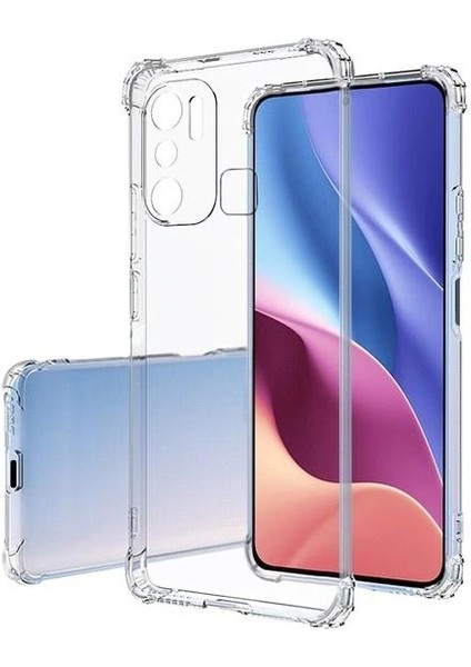 Infinix Hot 20I Uyumlu Kılıf Kamera Korumalı Silikon Zore Biye Arka Kapak