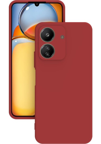 Xiaomi Redmi 13C Uyumlu Kılıf Kamera Korumalı Silikon Zore Biye Arka Kapak