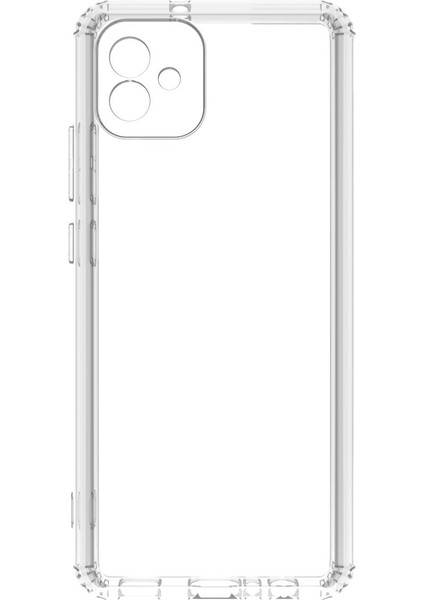 Samsung Galaxy A04E Uyumlu Kılıf Kamera Korumalı Silikon Zore Biye Arka Kapak