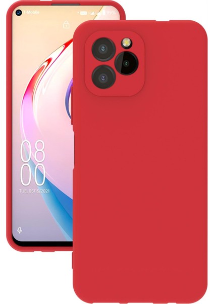 Oikitel C21 Pro Uyumlu Kılıf Kamera Korumalı Silikon Zore Biye Arka Kapak