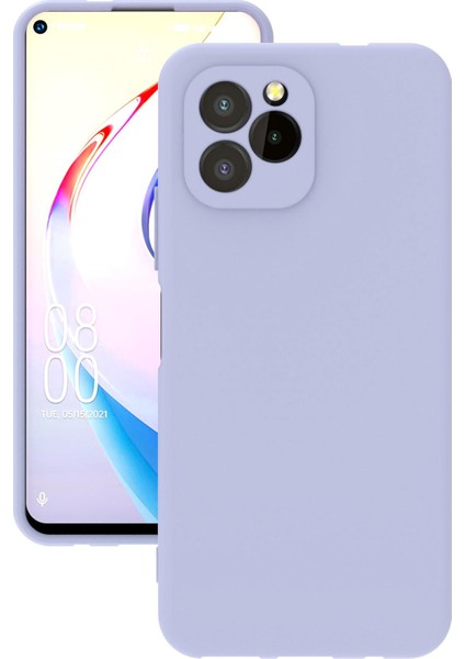 Oikitel C21 Pro Uyumlu Kılıf Kamera Korumalı Silikon Zore Biye Arka Kapak