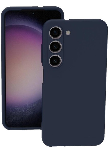 Samsung Galaxy S23 Uyumlu Kılıf Kamera Korumalı Silikon Zore Biye Arka Kapak