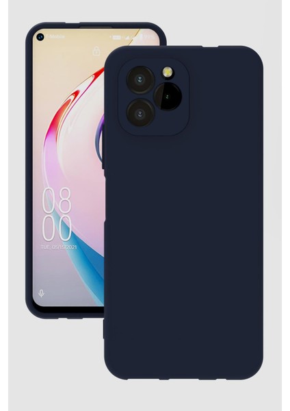 Oikitel C21 Pro Uyumlu Kılıf Kamera Korumalı Silikon Zore Biye Arka Kapak