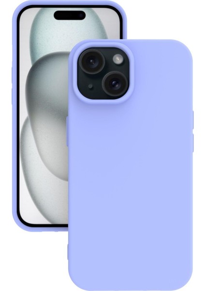 Apple iPhone 15 Plus Uyumlu Kılıf Kamera Korumalı Silikon Zore Biye Arka Kapak