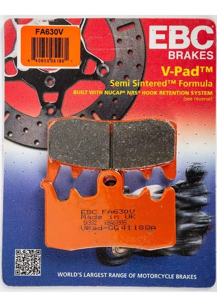 Cf Moto 450 Sr Ön Fren Balatası Ebc