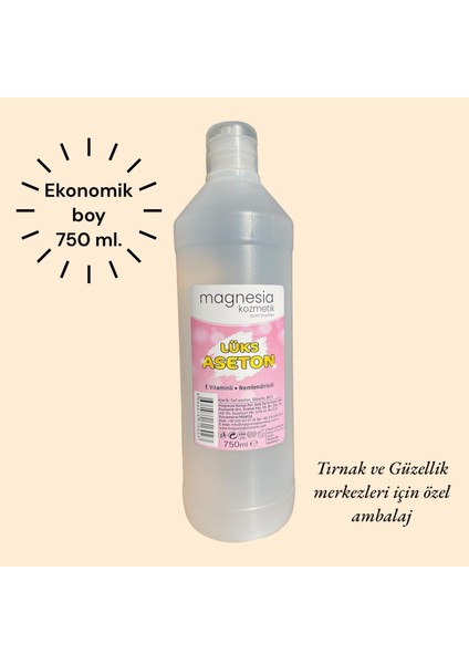 Lüks Aseton Ekstra Güçlü Kalıcı Ojede Etkili 750 ml modelleri