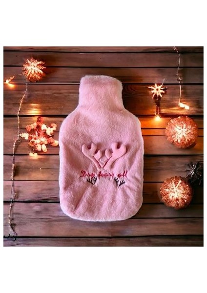 Geyikli Model Peluş Kılıflı 2 Litre Sıcak Su Torbası