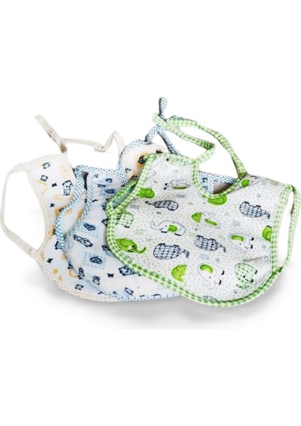 3 Adet Sevimli Desenli Muşamba Giymeli Mama Önlüğü fiyatları