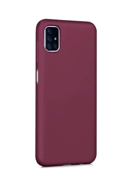 Samsung Galaxy M51 Uyumlu Kılıf Kamera Korumalı Silikon Zore Biye Arka Kapak
