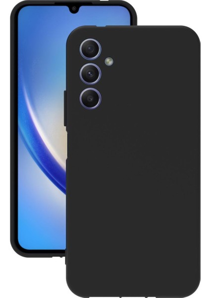 Samsung Galaxy A34 Uyumlu Kılıf Kamera Korumalı Silikon Zore Biye Arka Kapak