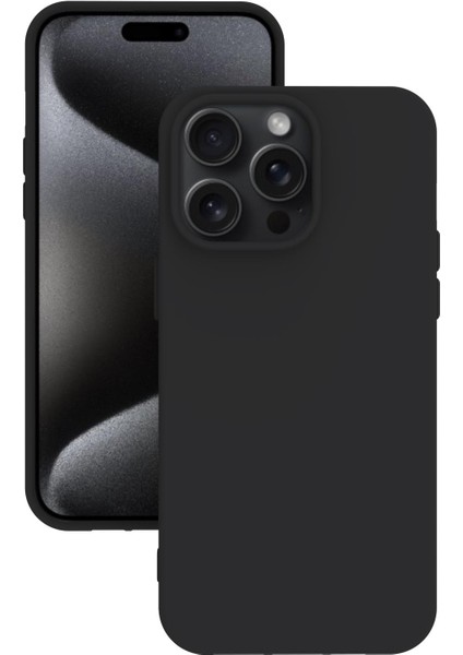 Apple iPhone 15 Pro Uyumlu Kılıf Kamera Korumalı Silikon Zore Biye Arka Kapak