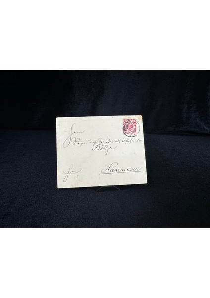 Deutsches Reich 1894 Yılında Alman Imparatorluğu Döneminde Postadan Geçmiş Zarf Reichspost 10 Pfennig Pullu