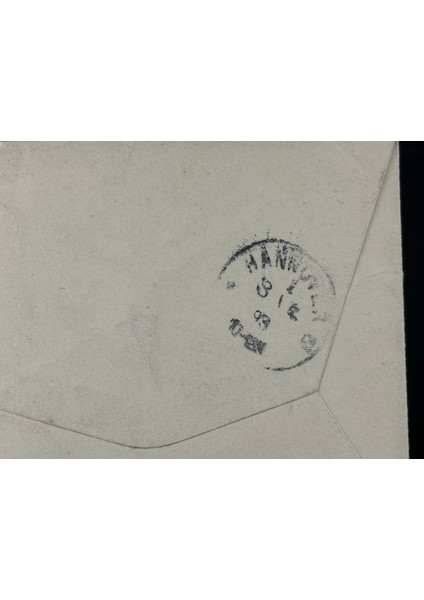 Deutsches Reich 1893 Yılında Alman Imparatorluğu Döneminde Postadan Geçmiş Zarf Reichspost 10 Pfennig Pullu
