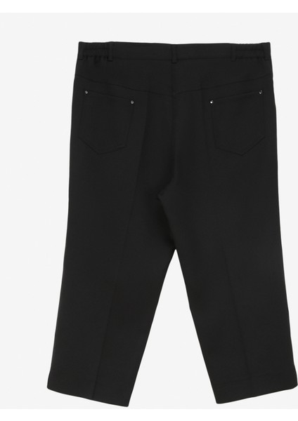 Normal Bel Normal Siyah Kadın Pantolon 24YSL5162-BB fiyatları