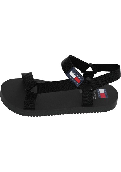 Siyah Erkek Sandalet Tjm Casual