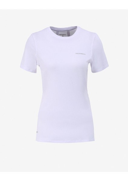 Beyaz Kadın O Yaka Baskılı T-Shirt M23Tınt_Tınt