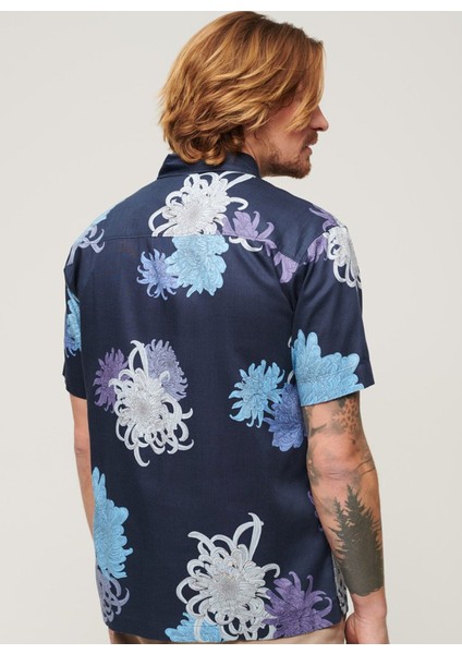 Normal Çok Renkli Desenli Erkek Gömlek M4010353A2DX_HAWAIIAN Shırt fırsatları