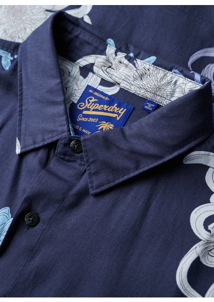 Normal Çok Renkli Desenli Erkek Gömlek M4010353A2DX_HAWAIIAN Shırt indirimleri