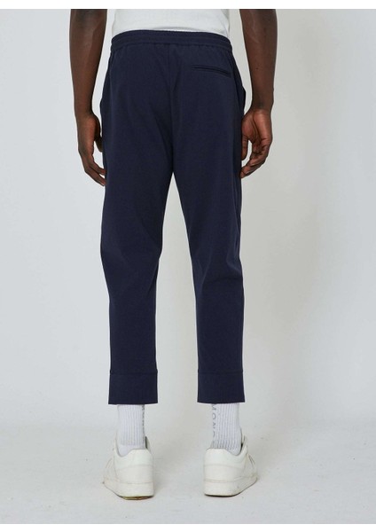 Lastikli Bel Slim Fit Lacivert Erkek Eşofman Altı UMP24087PA indirimleri