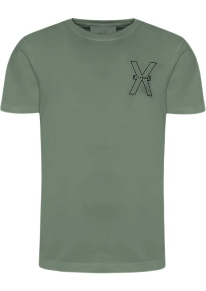 Bisiklet Yaka Yeşil Erkek T-Shirt UMP24031TS