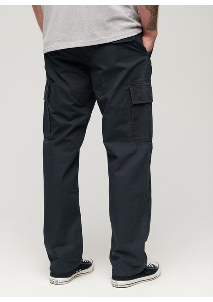 Bol Paça Lacivert Erkek Kargo Pantolon M7011029A98T_BAGGY Cargo Pants