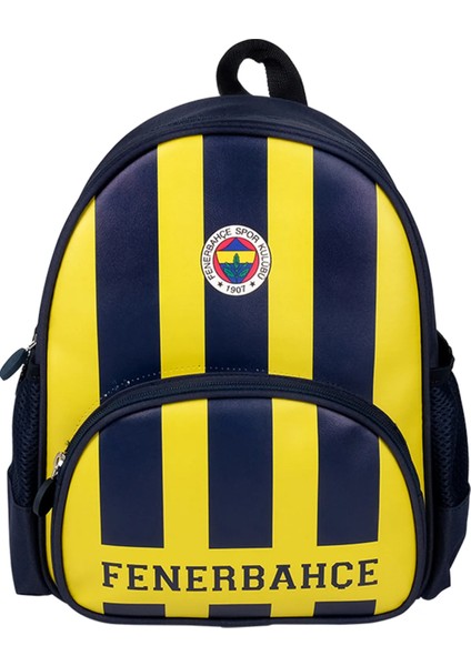 Fenerbahçe Çubuklu Çift Gözlü Suni Deri Anaokul Çantası / 24784