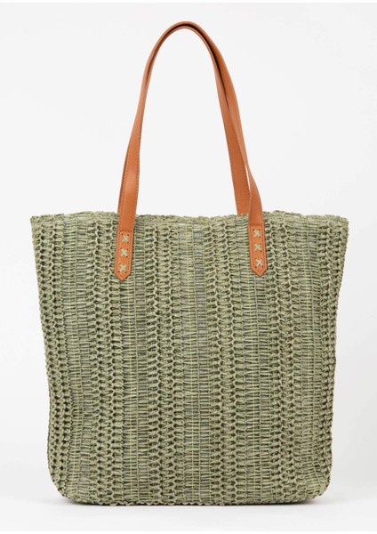 Kadın Büyük Hasır Çapraz Çanta W7294AZNS fiyatları