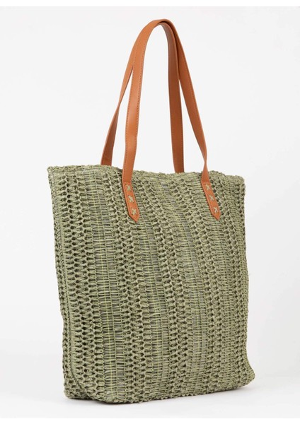 Kadın Büyük Hasır Çapraz Çanta W7294AZNS modelleri