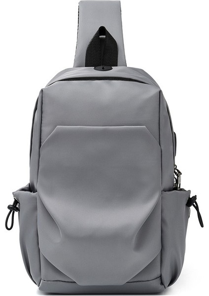 Crossbody Çanta Yeni Iş Rahat Göğüs Çantası Erkek Açık Hava Spor Omuz Çantası Hafif Seyahat Bisiklet Spor Çantası (Yurt Dışından)