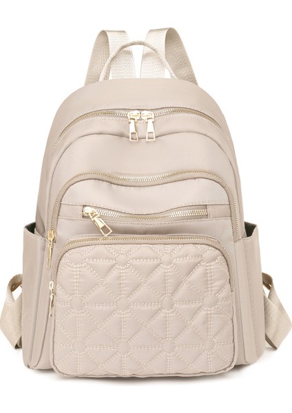 Nakışlı Kadın Sırt Çantası, Şık ve Çok Yönlü, Büyük Kapasiteli Çanta, Şehir Içi Işe Gidip Gelme Seyahat Sırt Çantası (Yurt Dışından)