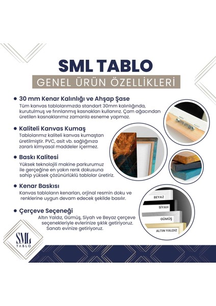 Mustafa Kemal Atatürk Portresi Çerçeveli Dikey Kanvas Tablo